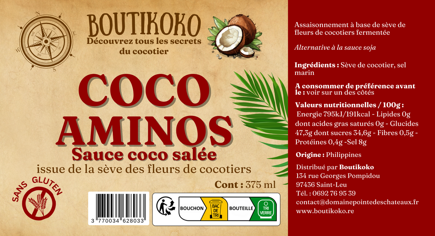 Coco Aminos I Sauce coco salée